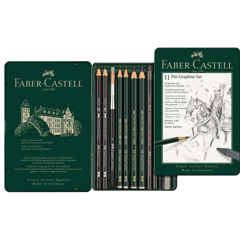 Faber-Castell Pitt grafit szett 11db fémdobozba