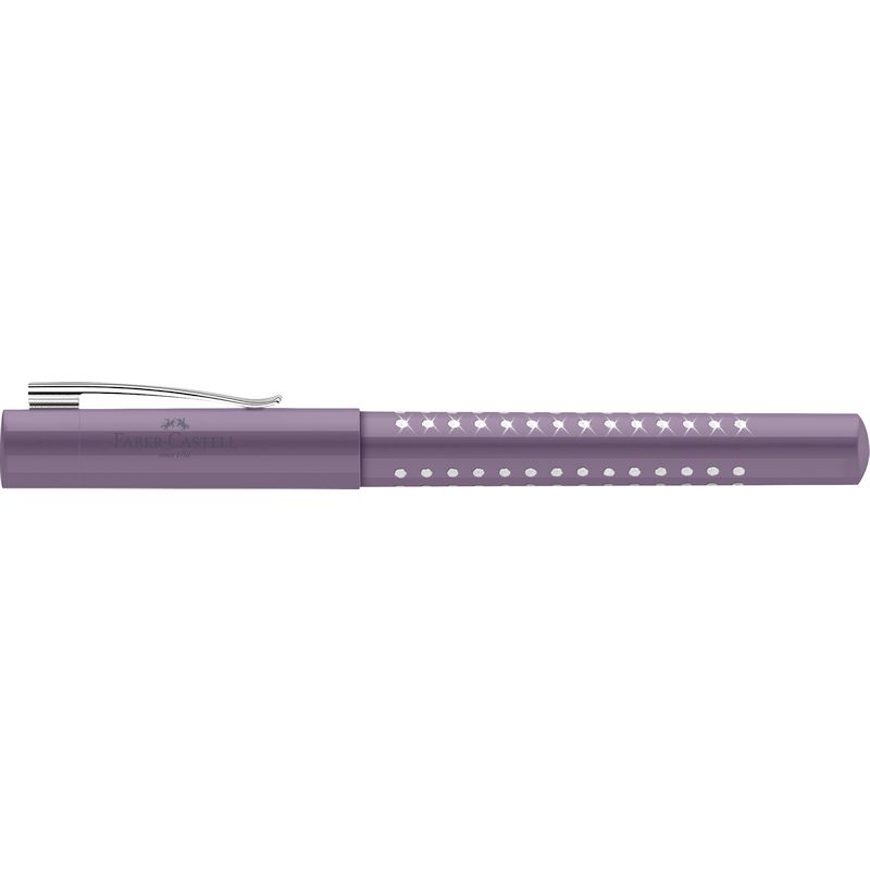 Faber-Castell töltőtoll SPARKLE metál lila test F-es heggyel