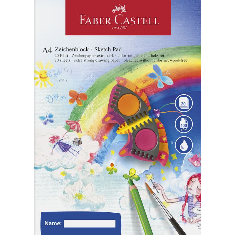 Faber-Castell rajzfüzet A/4 100g 20ív