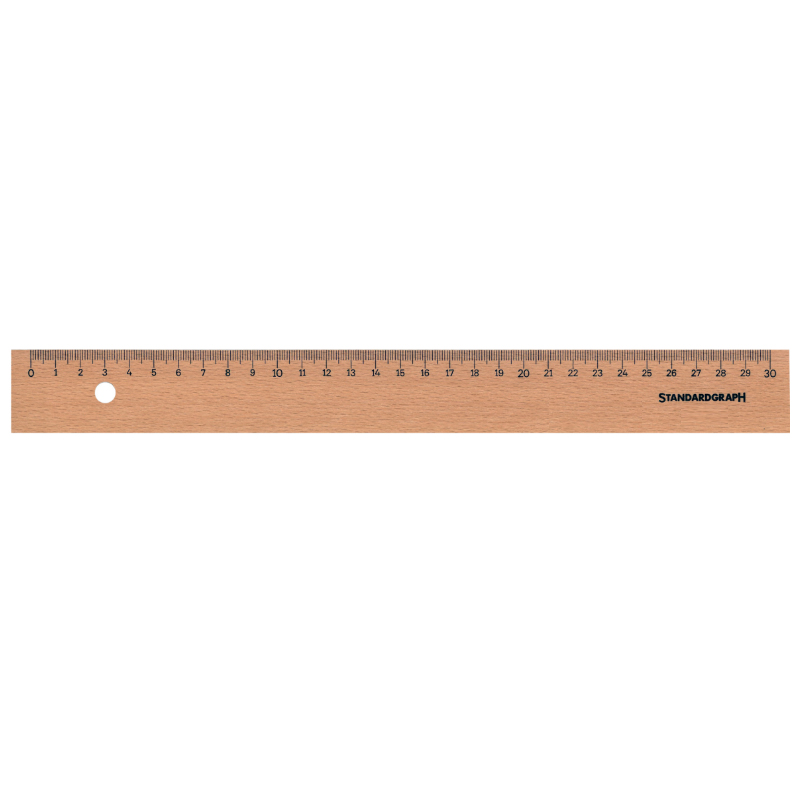 Standardgraph műszaki vonalzó fa 50cm
