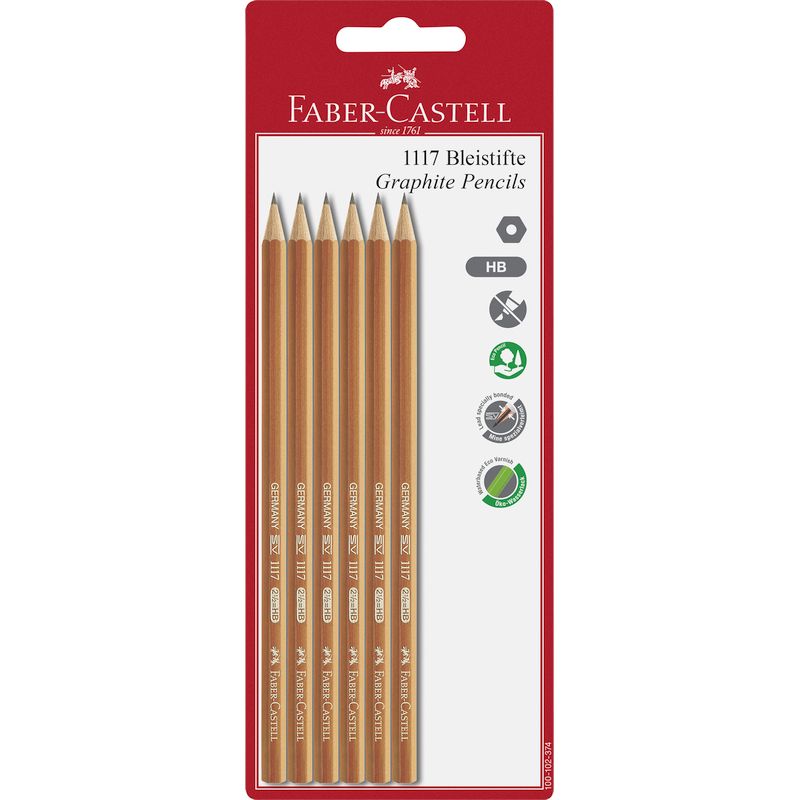 Faber-Castell grafitceruza szett 6db-os HB bliszterben