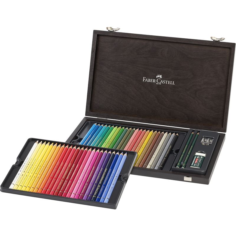 Art and Graphic színes ceruza készlet 48db-os POLYCHROMOS fa dobozban