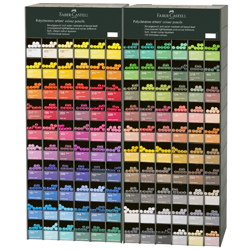 Art and Graphic színes ceruza display 120db-os POLYCHROMOS