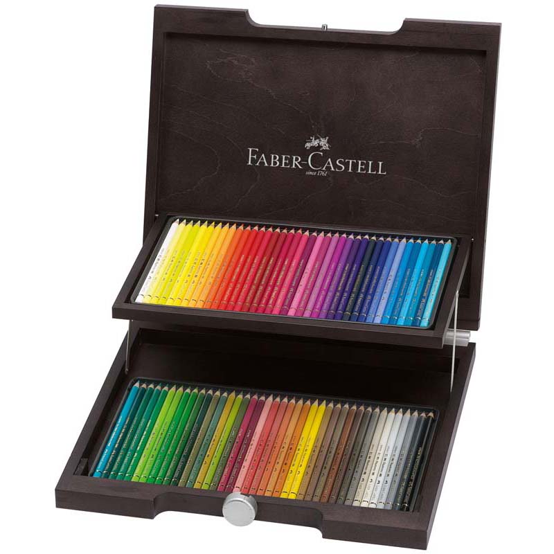 Art and Graphic színes ceruza készlet 72db-os POLYCHROMOS exkluzív fa kazettában