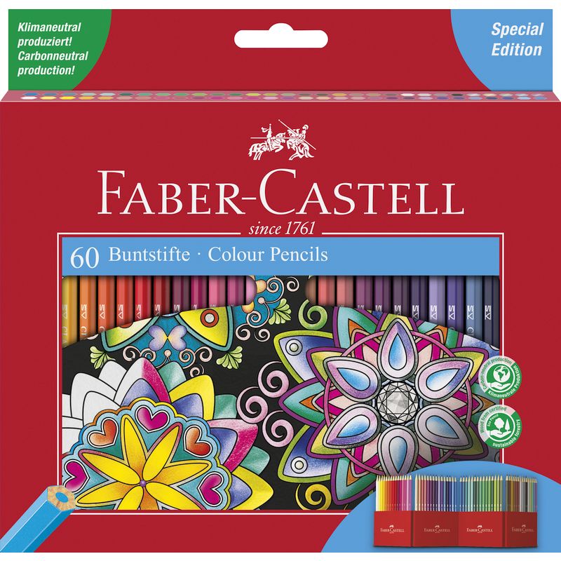 Faber-Castell színes ceruza készlet 60db-os