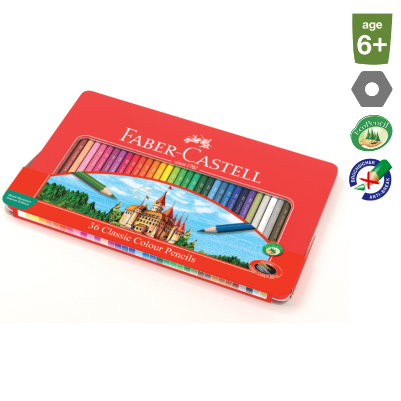 Faber-Castell Classic színes ceruza 36db-os fém dobozban