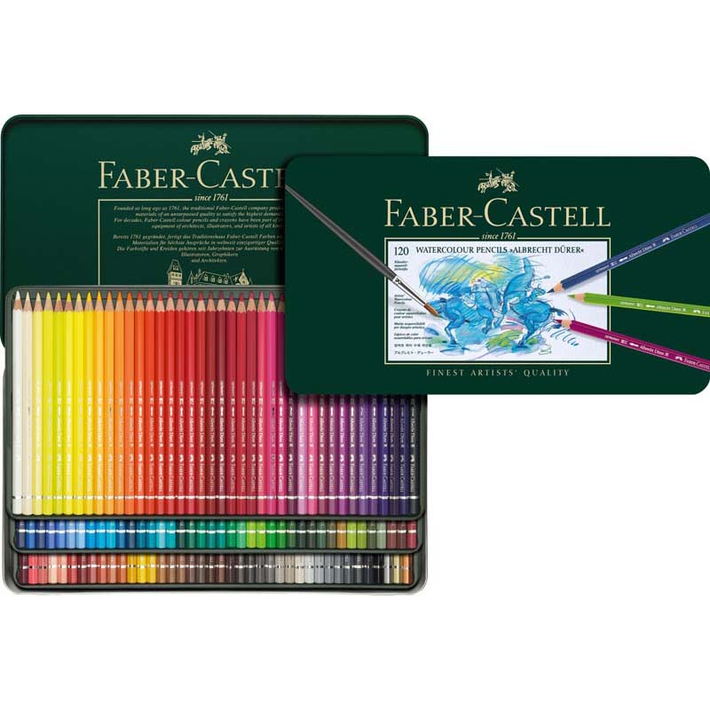 Faber-Castell színes ceruza készlet 120db-os ALBRECHT DÜRER aquarell fémdobozban