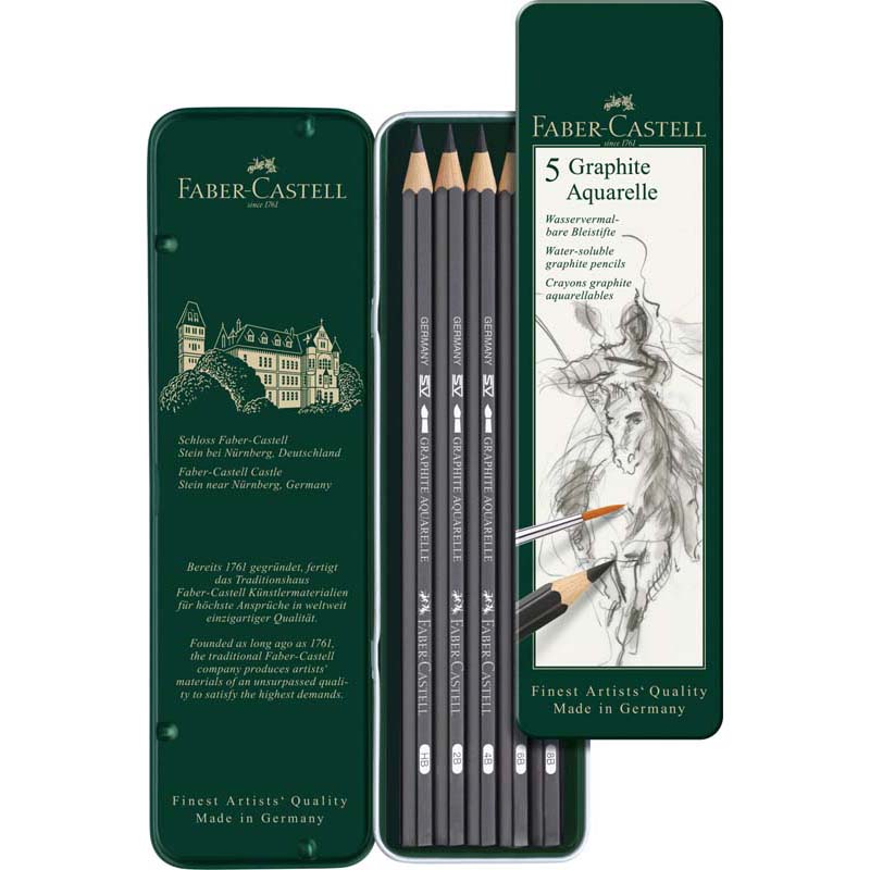 Faber-Castell Aquarell grafitceruza 5db