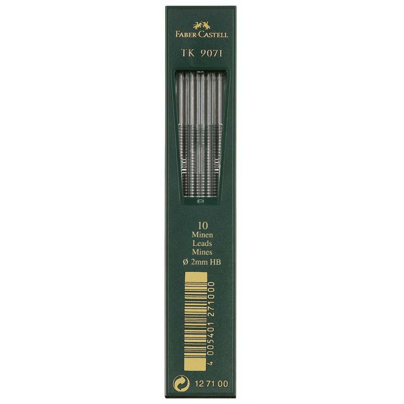 Faber-Castell töltőceruza betét 2mm 10db HB