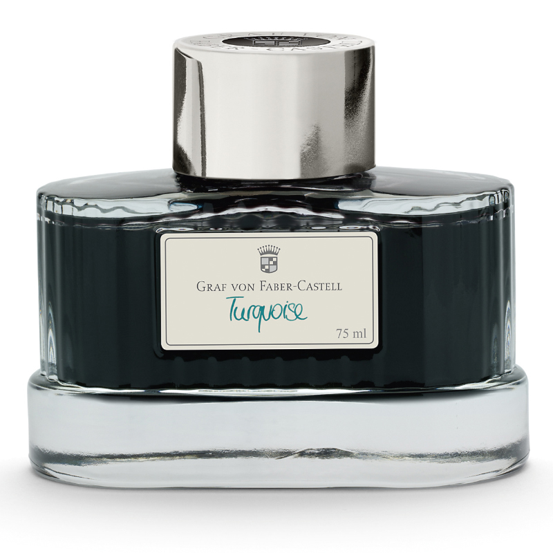 Graf von Faber-Castell tinta üveges 75ml türkiz