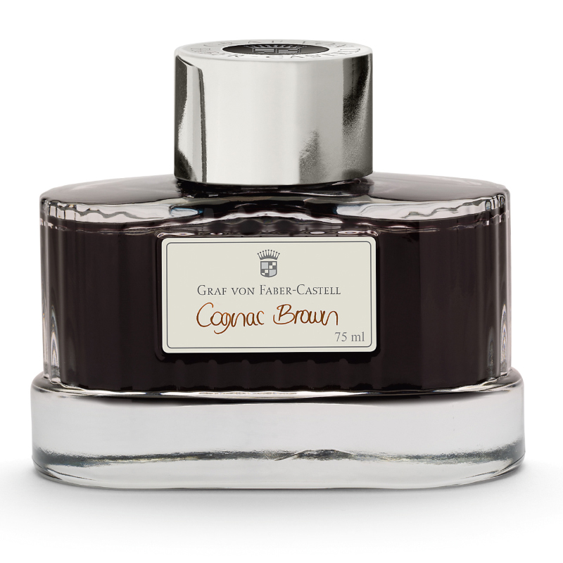 Graf von Faber-Castell tinta üveges 75ml konyak barna