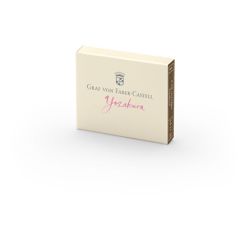 Graf von Faber-Castell tintapatron 6db-os yozakura rózsaszín