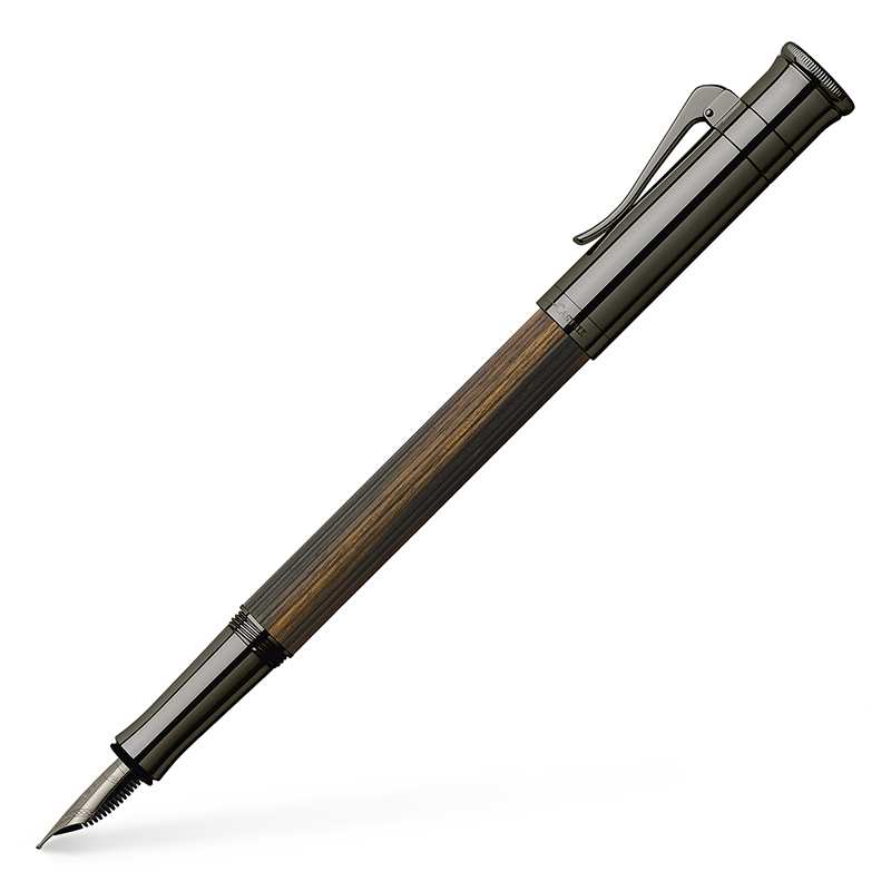 Graf von Faber-Castell töltőtoll CLASSIC MACASSAR fekete színű M-es hegyű