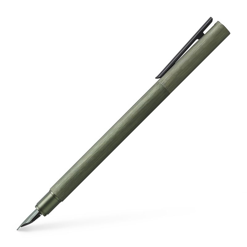 Faber-Castell töltőtoll NEO SLIM alumínium zöld test M-es heggyel