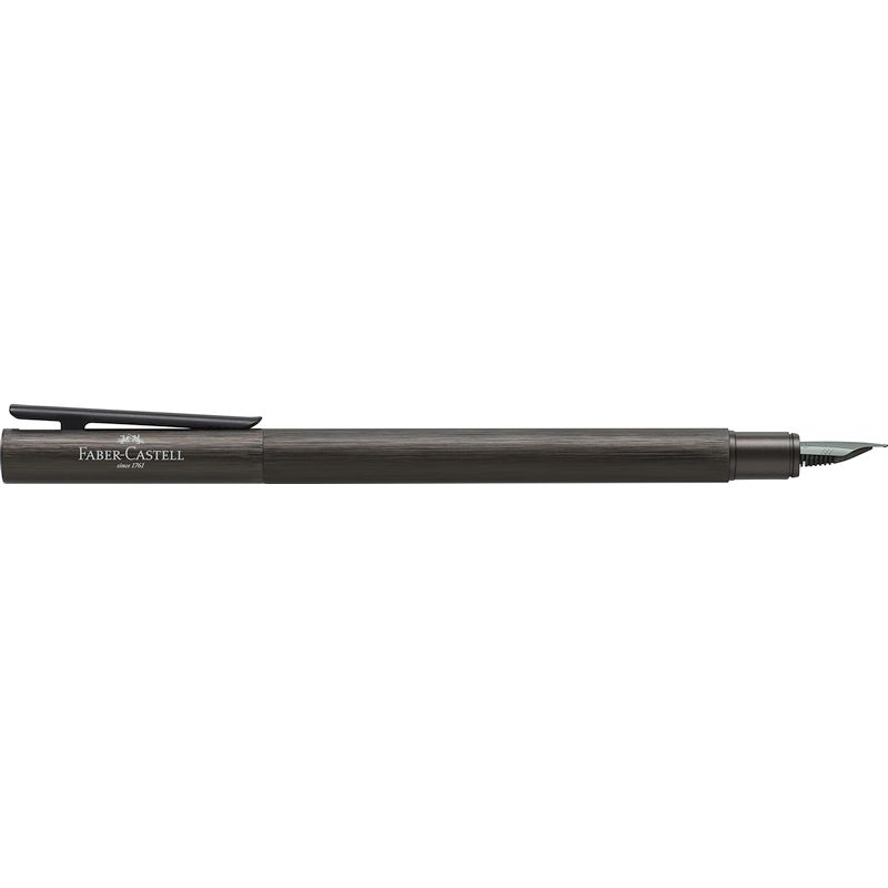 Faber-Castell töltőtoll NEO SLIM alumínium fekete test EF-es heggyel