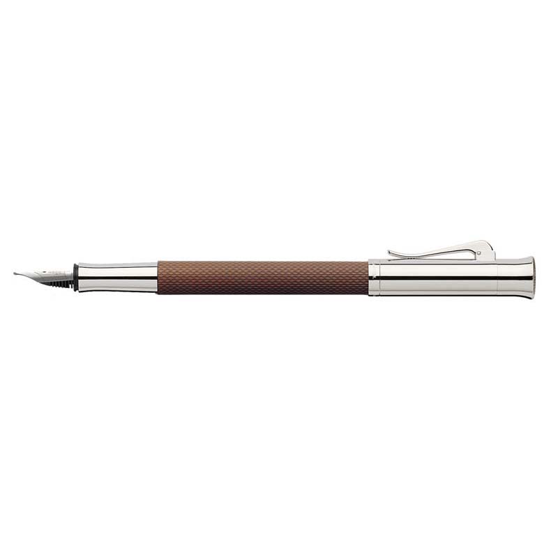 Graf von Faber-Castell töltőtoll GUILLOCHE konyak színű F-es hegyű