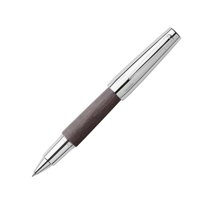 Faber-Castell e-motion tintás toll króm/fa fekete