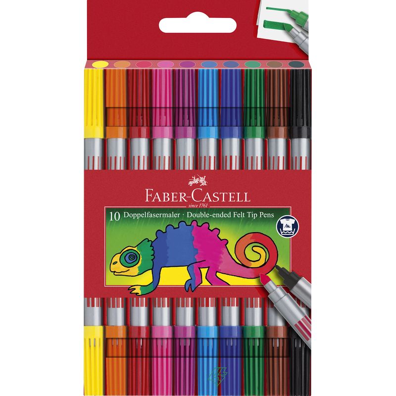 Faber-Castell filctoll készlet 10db-os kétvégű