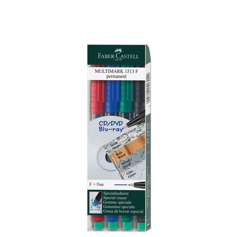 Faber-Castell fóliaíró filc, alkoholos F 4db