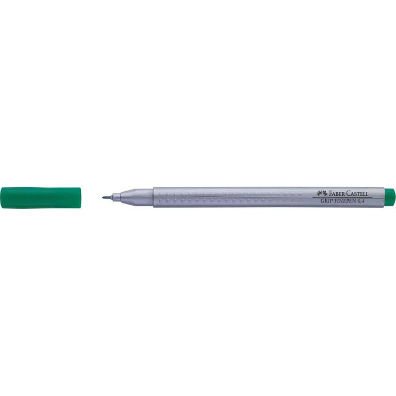 Faber-Castell tűfilc 0,4mm GRIP smaragdzöld