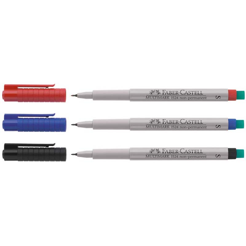 Faber-Castell fóliaíró filc, S piros 0,4mm