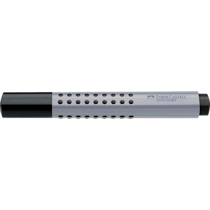 Faber-Castell flipchart filc GRIP vágott hegyű fekete