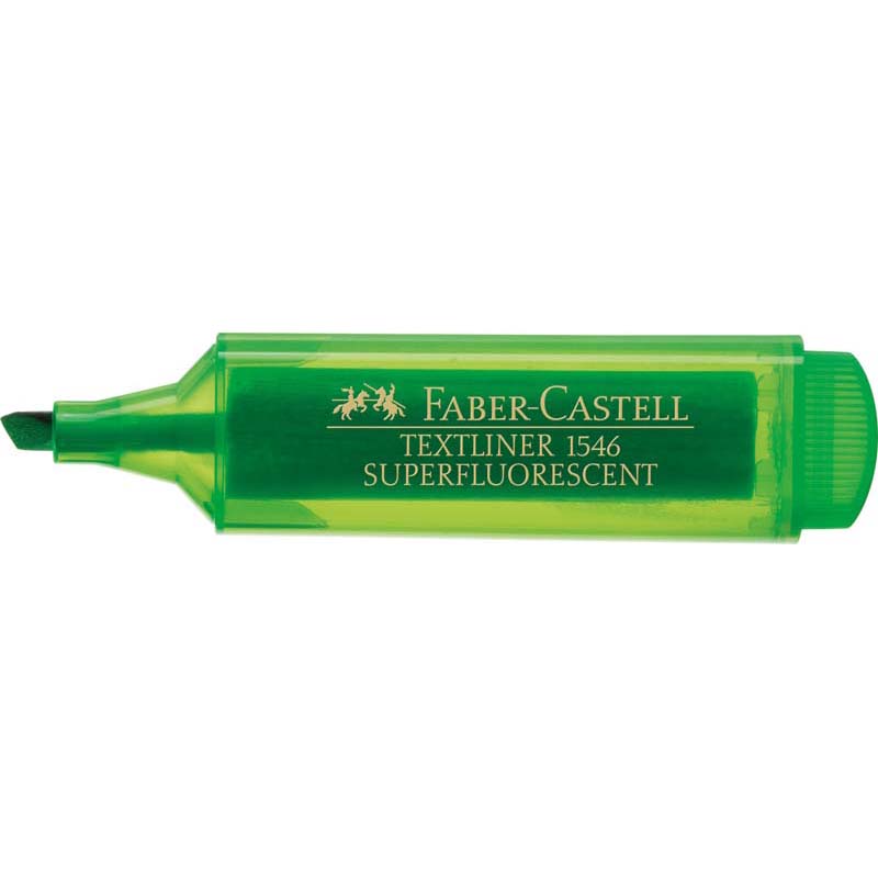 Faber-Castell szövegkiemelő 1546 superfluorescent zöld