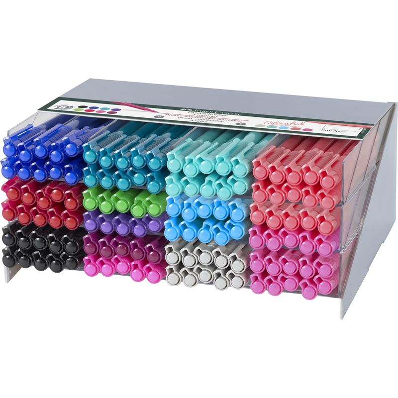 Faber-Castell tűfilc display 120db-os Broadpen 1554