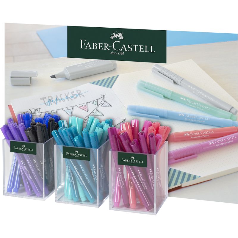 Faber-Castell tűfilc display 60db-os Broadpen 1554