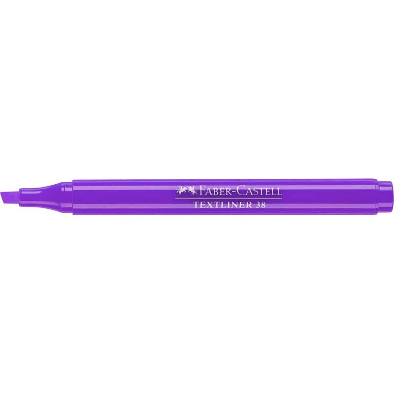 Faber-Castell szövegkiemelő 38 lila 2 hegyvastagság