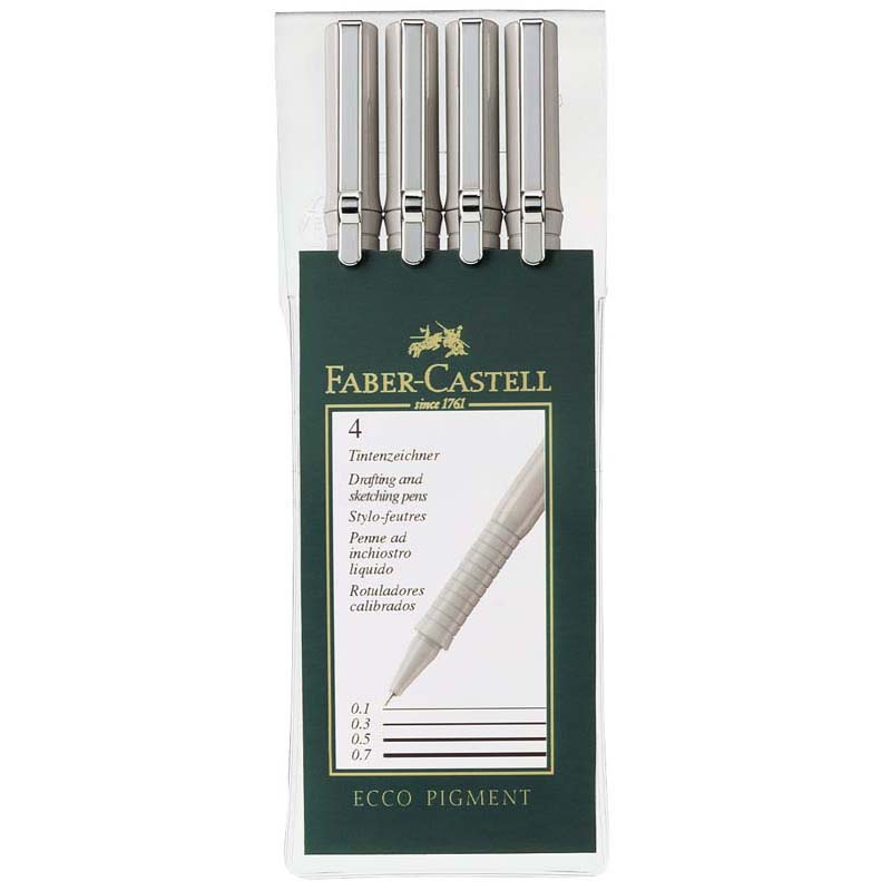 Faber-Castell ECCO pigment 4db-os készlet