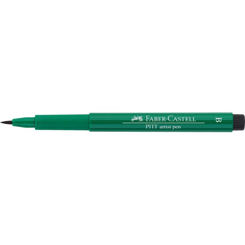 Faber-Castell Pitt művész filc B fenyőzöld