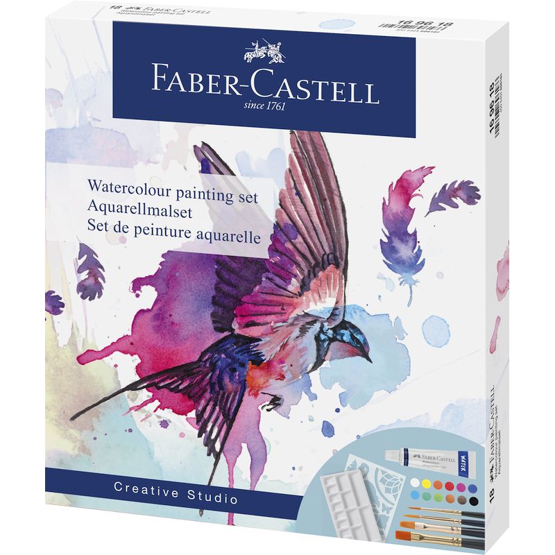 Art and Graphic aquarell festőkészlet 18db-os CREATIVE STUDIO tubusos + kiegészítők