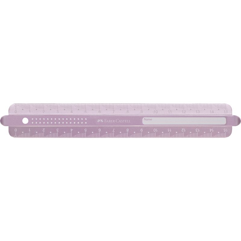 Faber-Castell vonalzó 15cm-es SPARKLE flexibilis (óceánkék,lila,rózsaszín)