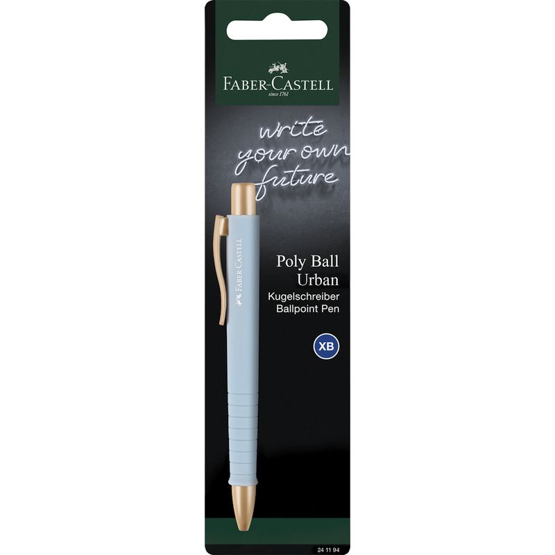 Faber-Castell golyóstoll POLY BALL URBAN XB-s heggyel BL.