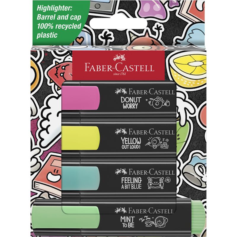Faber-Castell szövegkiemelő készlet 4db-os 1546 GRAFFITI 2024