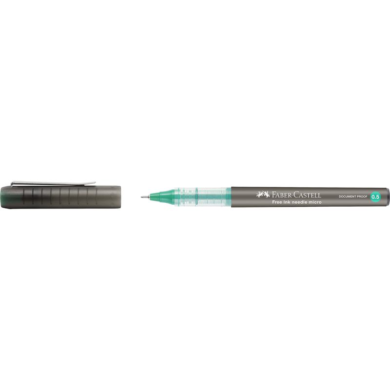 Faber-Castell roller toll 0,5mm NEEDLE zöld