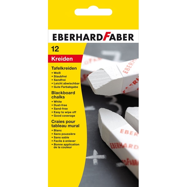 Eberhard Faber aszfaltkréta készlet 12db-os fehér