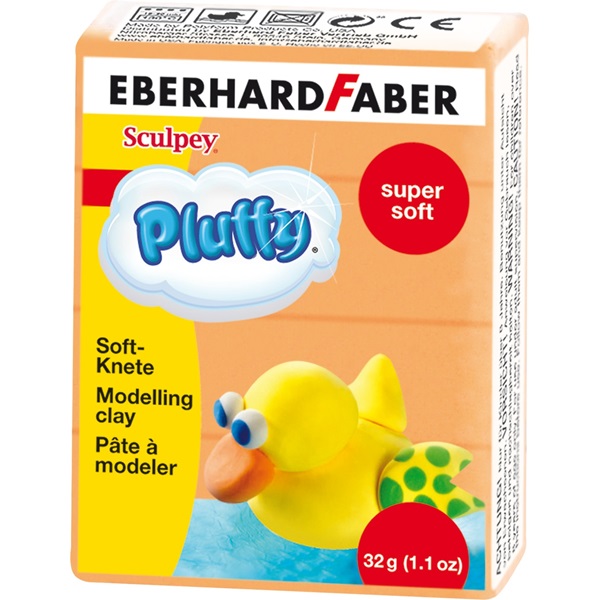 Eberhard Faber gyurma Pluffy 32gr narancs, extra puha