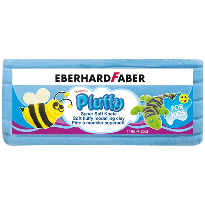 Eberhard Faber gyurma Pluffy 119gr kék, extra puha