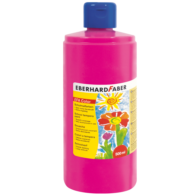 Eberhard Faber festék iskolai tégelyben 500ml magenta