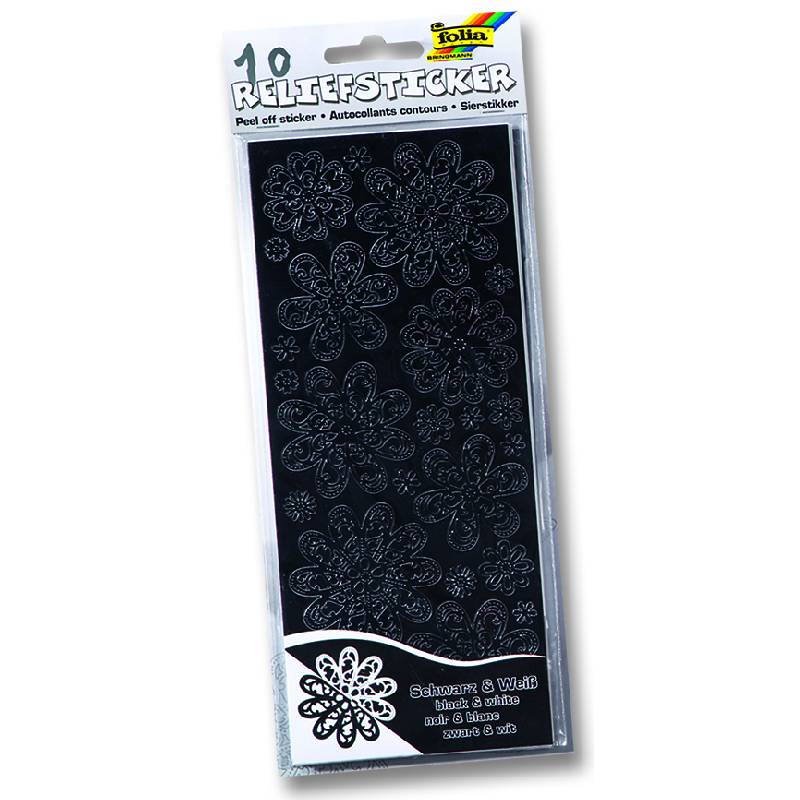 Folia matrica 10x24cm 10ív fekete/fehér