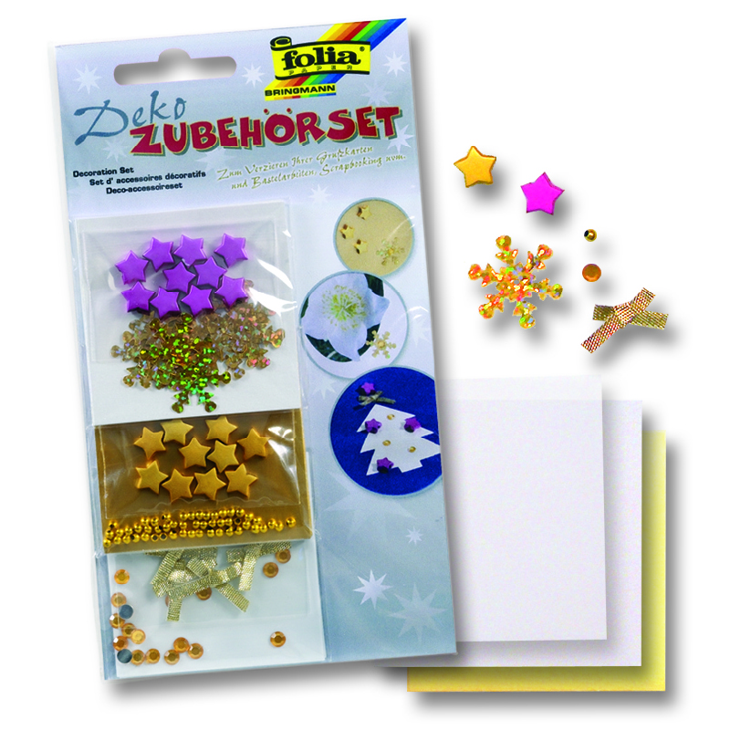 Folia dekorációs kiegészítő szett 3d arany/rózsa csillagok