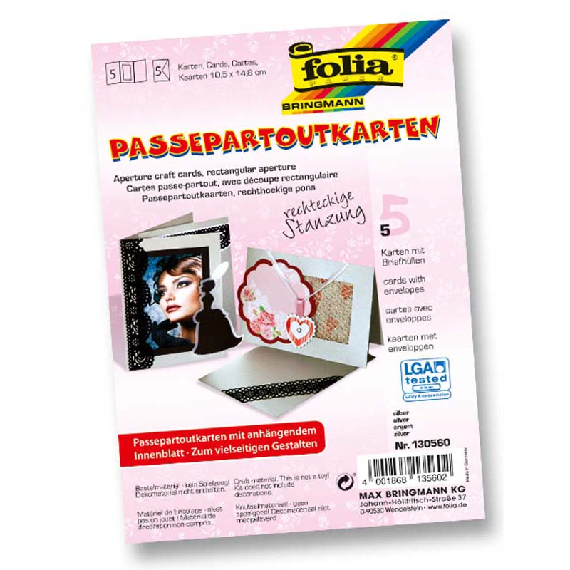 Folia fényképtartó 10,5x15cm négyzet ezüst