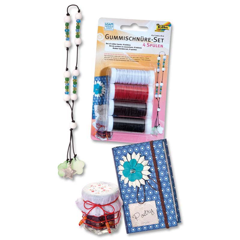 Folia gumirozott fonal szett 4tekx5m különféle szí