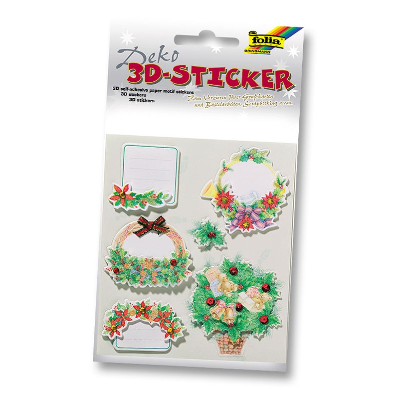 Folia dekorációs matrica 3d karácsony 1