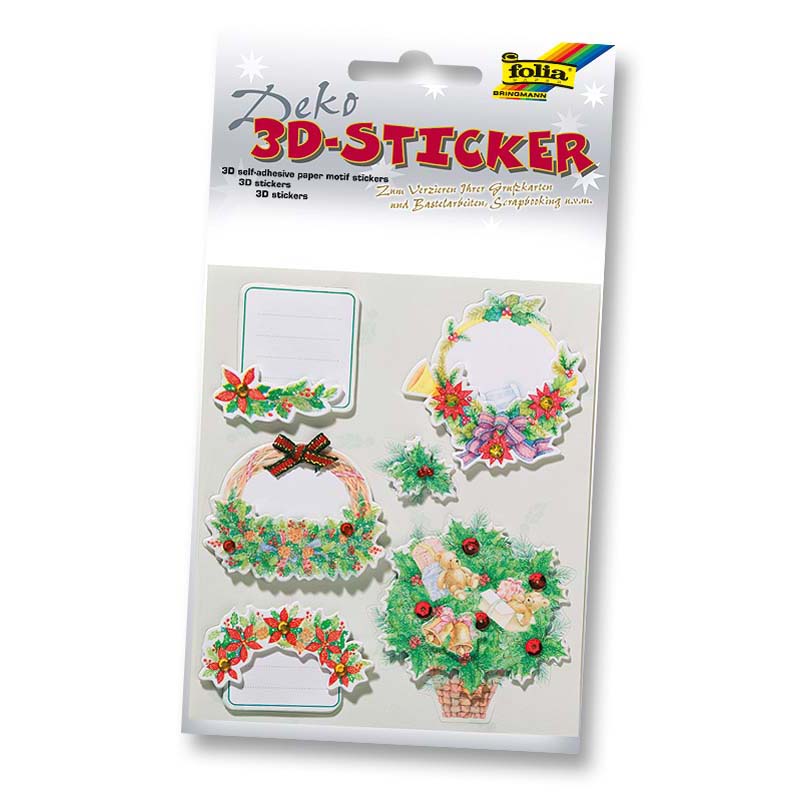 Folia dekorációs matrica 3d karácsony 3