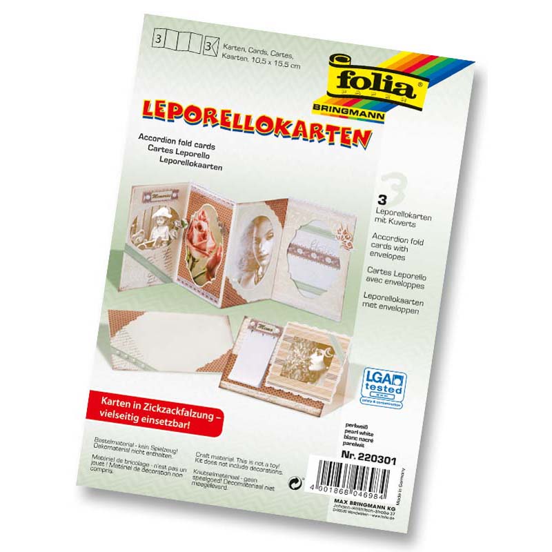 Folia leporellós karton szett 10,5x15,5 gy.feh