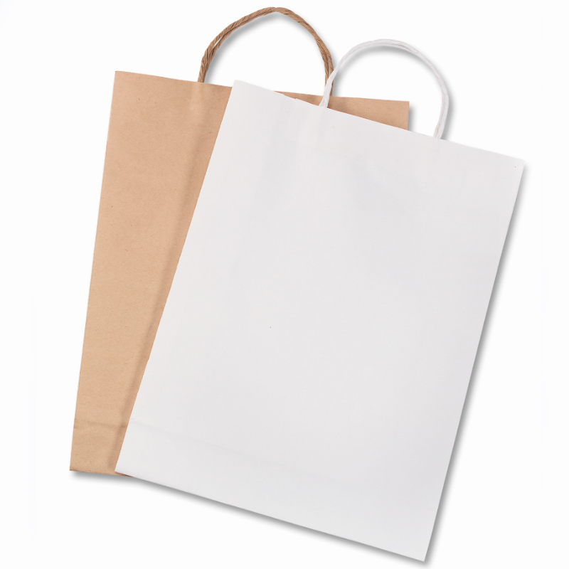 Folia ajándéktasak papír 31x11x42cm fehér 15db