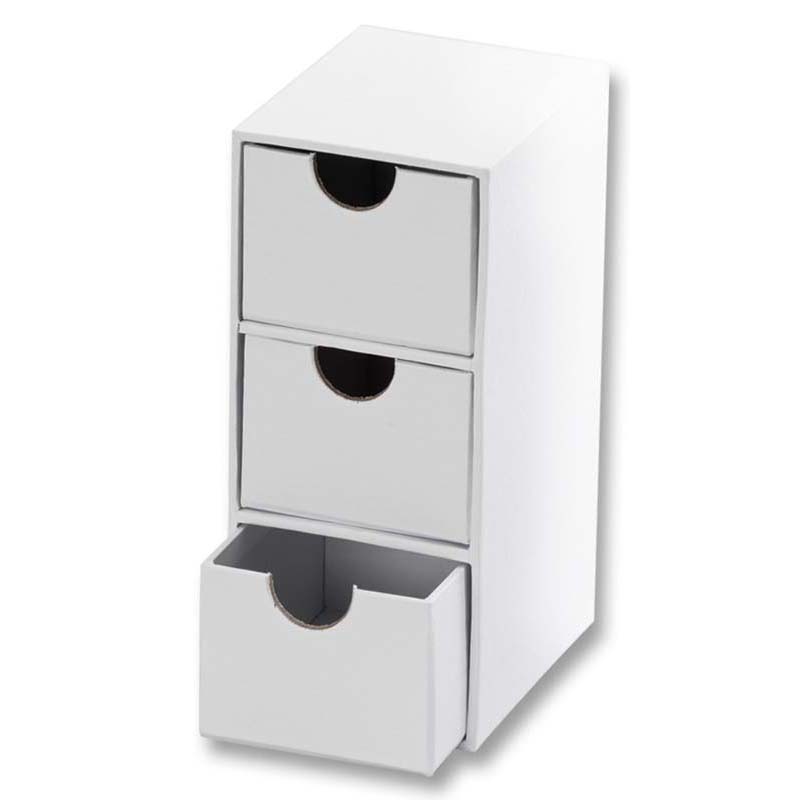 Folia fiókos doboz kicsi 7x9,5x16cm fehér